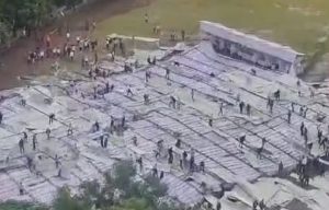 3,000-Seat Structure Falls Hours After Event At JSPM Grounds