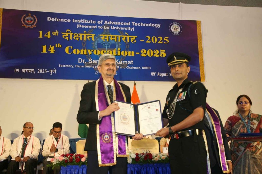 DIAT Pune Graduates Urged to Lead India’s Defence Innovation Drive