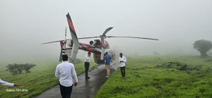 Helicopter Makes Emergency Landing Near Lonavala