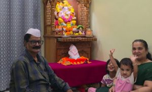 Muslim Devotee Babu Sheikh Brings Ganpati Home in Pune