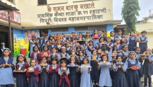 Students in Pimpri-Chinchwad Schools Craft Eco-Friendly Ganesh Idols with Shadu Clay and Paper