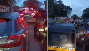 Traffic Chaos in Lohgaon