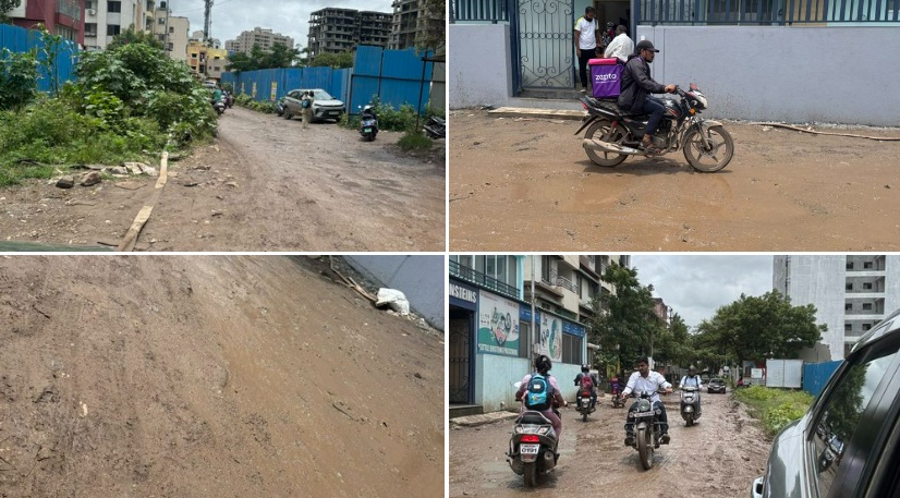 road condition in Keshavnagar Mundhwa Pune