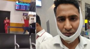 spicejet srinagar army officer assault