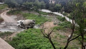 Cement and Concrete Dumpyard