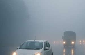 Fog and Drizzle Slow Down Traffic in Lonavala