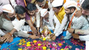 Ganpati immersion visarjan