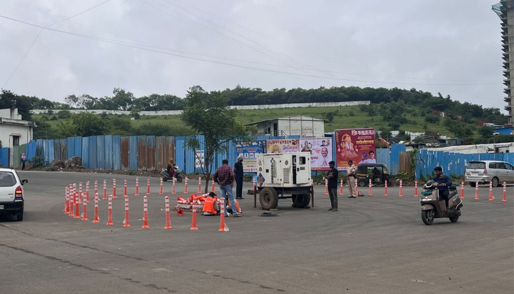 NIBM Annexe–Mohammadwadi’s SM Ghule Circle Reinstalled on Trial Basis
