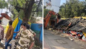 Pune Municipal Authorities Conduct Major Action Against Unauthorized Constructions in Peth-Baner Area