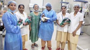Satara Woman Who Earlier Had Triplets Gives Birth to Quadruplets