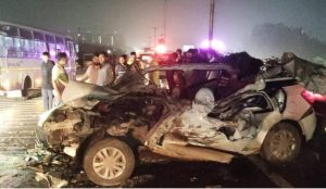 Two Students Die After Car Hits Container on Pune Highway