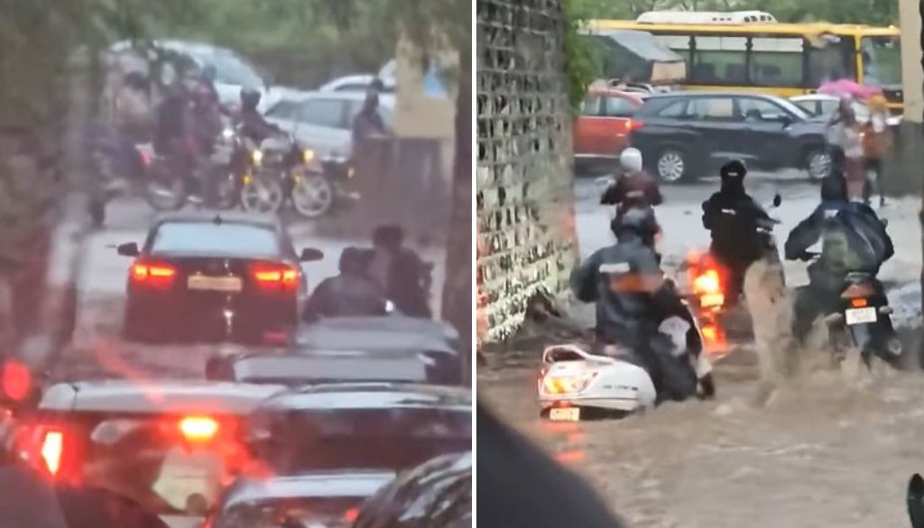 Waterlogging in Pune Khadki