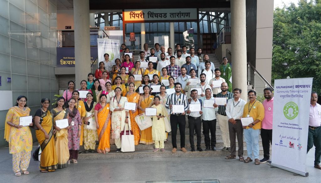 raining Workshop on STEM tinkering Education Conducted at Kalpakghar