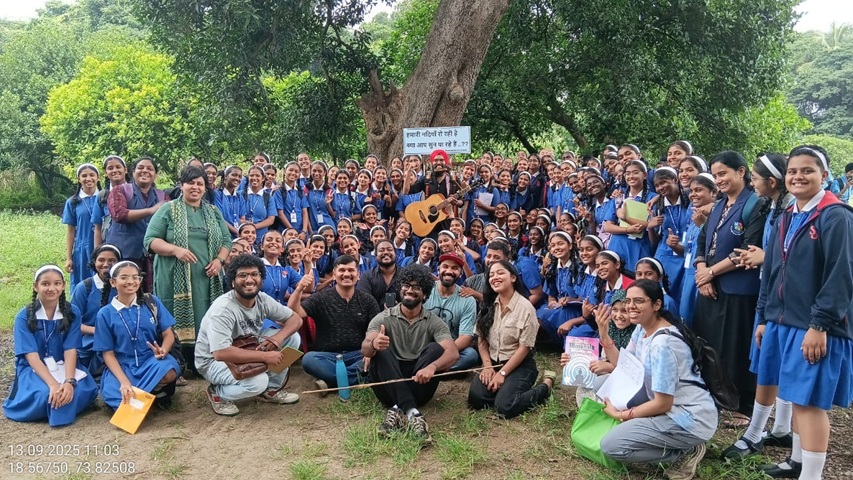 students riverfront