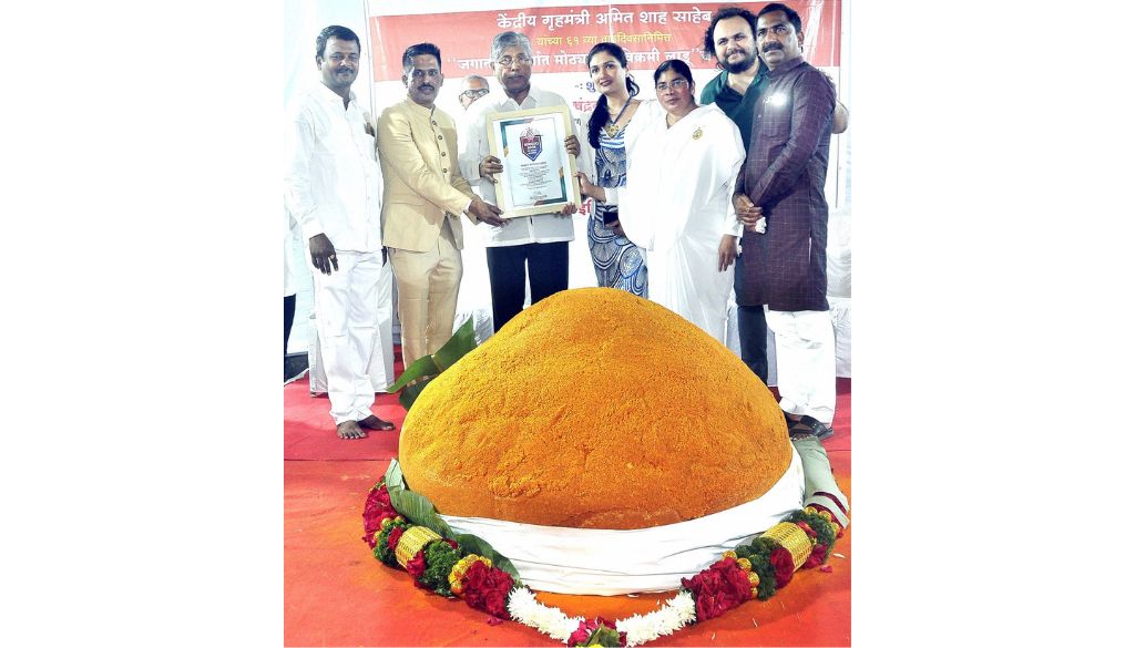 610 kg Motichoor Laddu Prepared in Baner