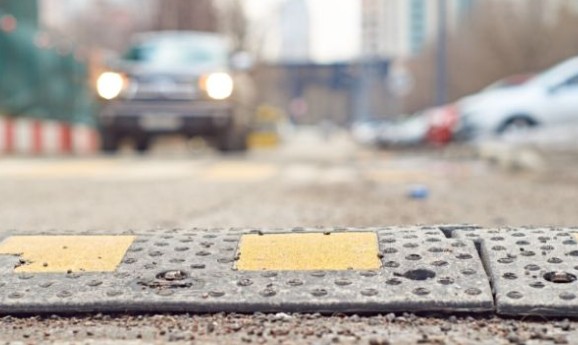 Damaged Speed Bumps