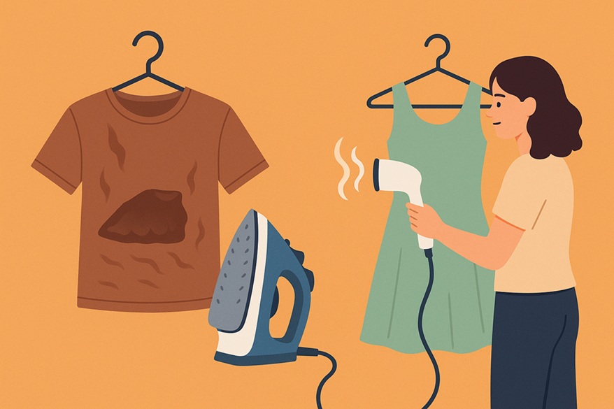 Ironing vs Steaming