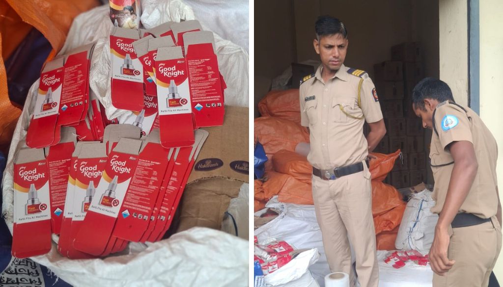 Maharashtra Police raids illegal unit manufacturing counterfeit Goodknight products
