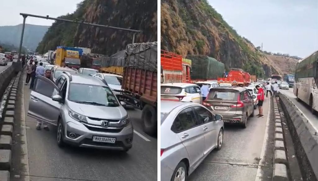 Pune-Mumbai Expressway Traffic Jam