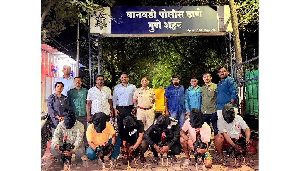 Pune Police Bust Illegal Cockfighting Den