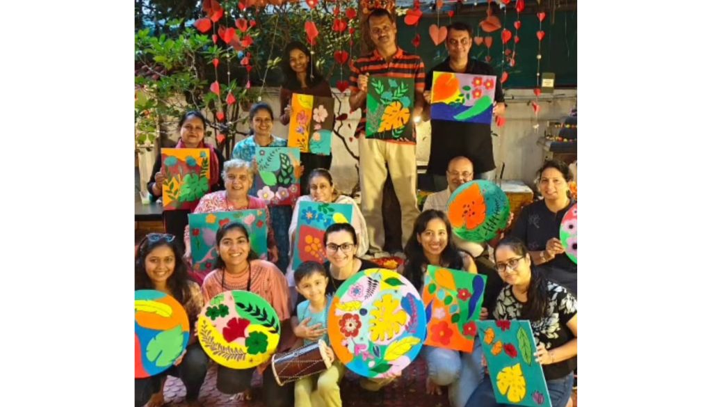 Pune Volunteers Bring Boho Art and Heart to Sahjeevan Old Age Home