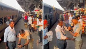 Vendor Arrested After Viral Video Shows Passenger Forced to Give Watch for Failed UPI Payment at Jabalpur Station