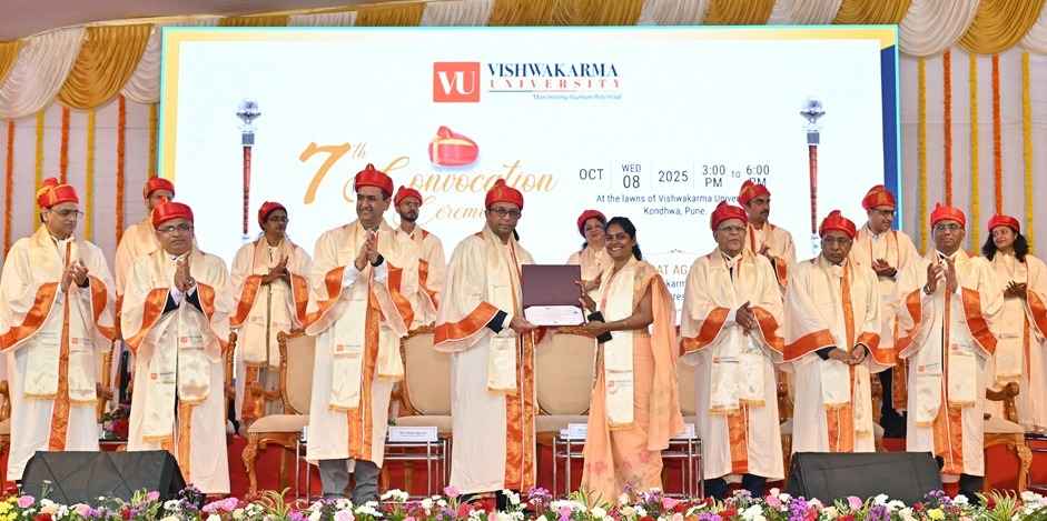 Vishwakarma University Holds 7th Convocation