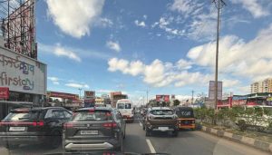 Wagholi Faces Daily Traffic Congestion Due to Narrow Roads