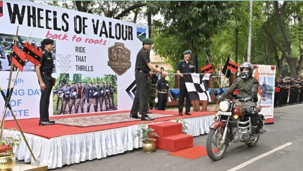 flag off wheels of valour