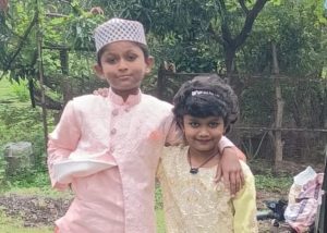 Afan Afsar Inamdar and his sister Rifat Afsar Inamdar