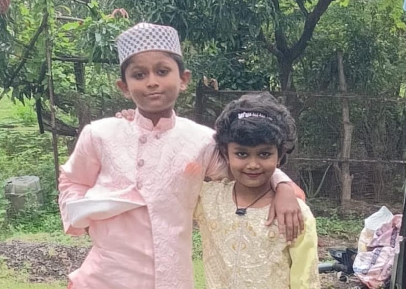 Afan Afsar Inamdar and his sister Rifat Afsar Inamdar