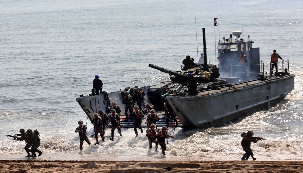 Amphibious Landing Drill Marks High-Intensity Finale of Exercise Trishul