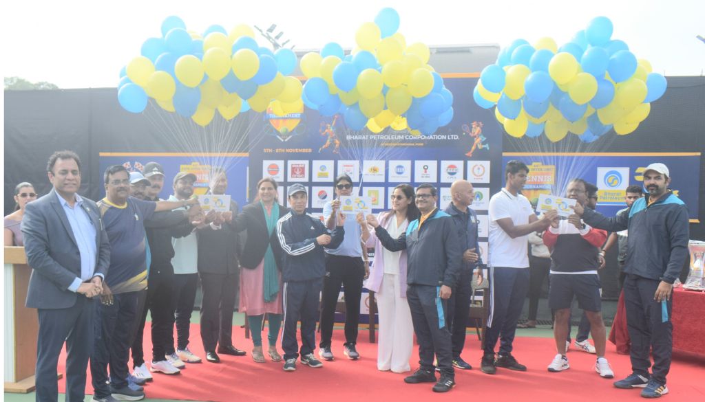 Bharat Petroleum Girls Blank EIL at 44th PSPB Inter-Unit Lawn Tennis Tournament