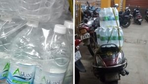 Boxes of Unauthorized Drinking Water Found With in Pune DRM Office Parking;