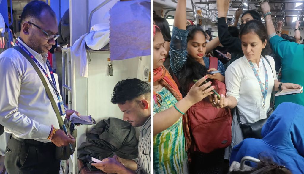 Central Railway Catches 23.76 Lakh Ticketless Travellers