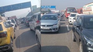Pune Mumbai Expressway traffic jam