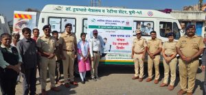Road Safety and Eye Checkup Camp Held at Khed Shivapur Toll Plaza