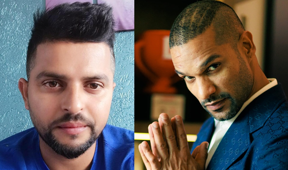Shikhar Dhawan and Suresh Raina