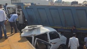Speeding Dumper Rams into 17 Vehicles in Jaipur
