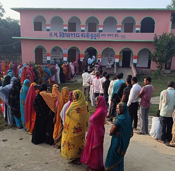 Voters in Bihar