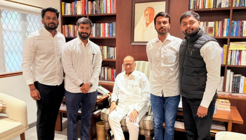 Baner–Balewadi Youth Leader Jayesh Murkute Meets Sharad Pawar