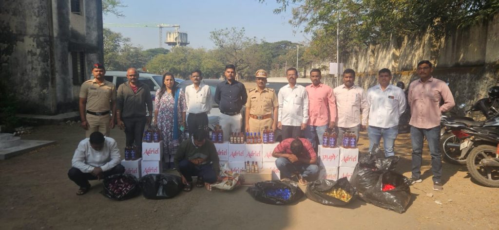Excise Department Cracks Down on Inter-State Liquor Smuggling