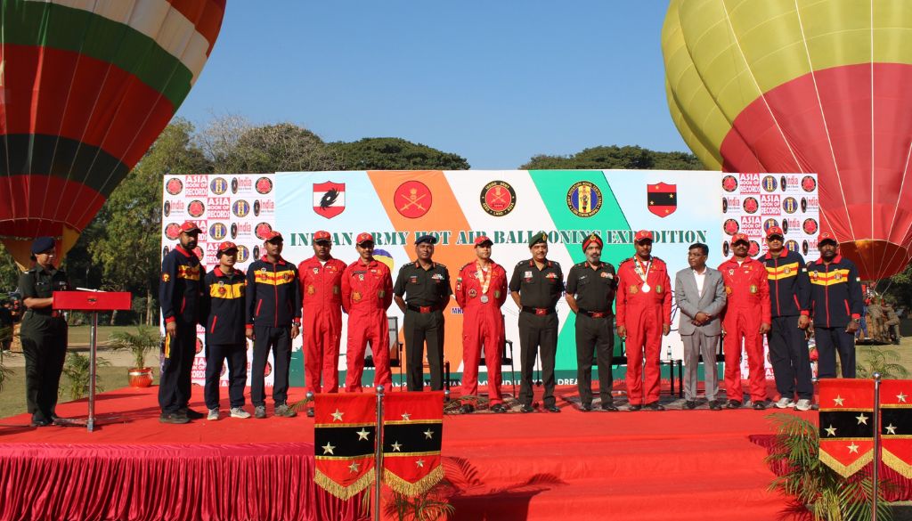 Indian Army Sets New Record with Hot Air Balloon Expedition from Bhopal to Pune
