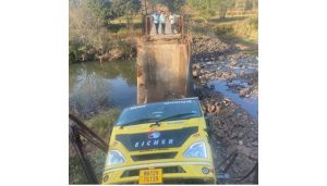 Iron Bridge on Gunjavani River Collapses