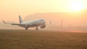 Navi Mumbai International Airport begins commercial operation with its first arrival and departure flights