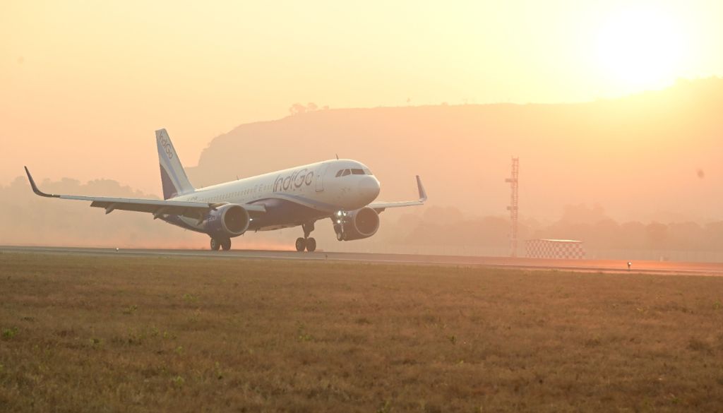 Navi Mumbai International Airport begins commercial operation with its first arrival and departure flights