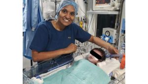 Newborn Treated with ECMO at AICTS Pune
