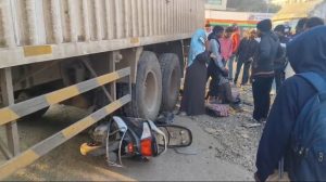 Woman Dies After Container Truck Runs Over Scooter on Katraj–Kondhwa Road