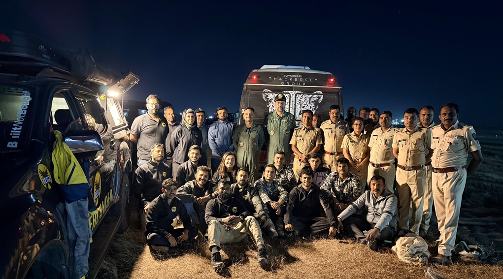 team captured leopard