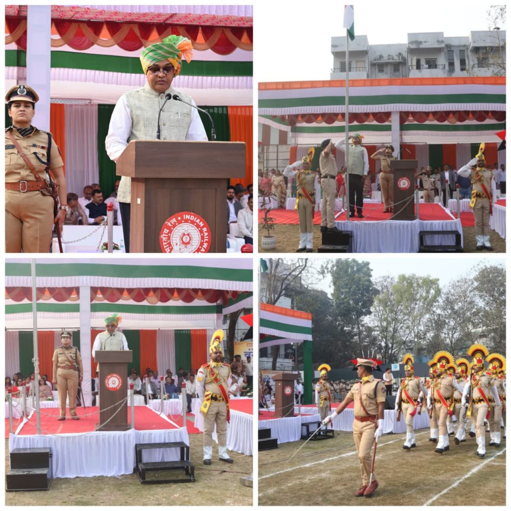 77th Republic Day Observed Across Pune Division of Central Railway